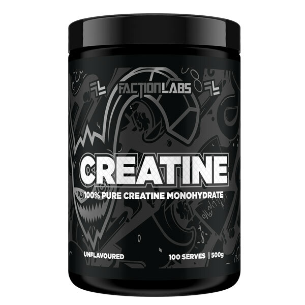 Creatine Monohydrate 500gm by Faction Labs