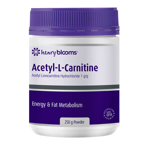 Blooms Acetyl L-Carnitine 250g Powder