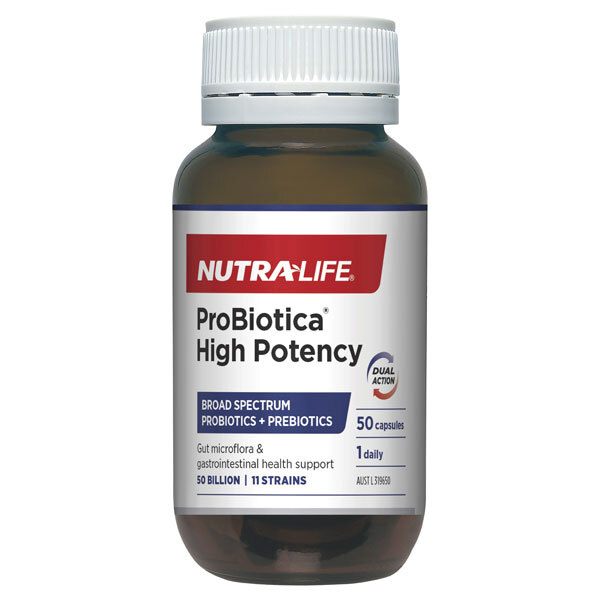 ProBiotica High Potency by Nutra Life 50 Capsules EXP 29/11/24