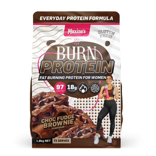 Maxines Burn Protein 1.8KG Choc Fudge Brownie